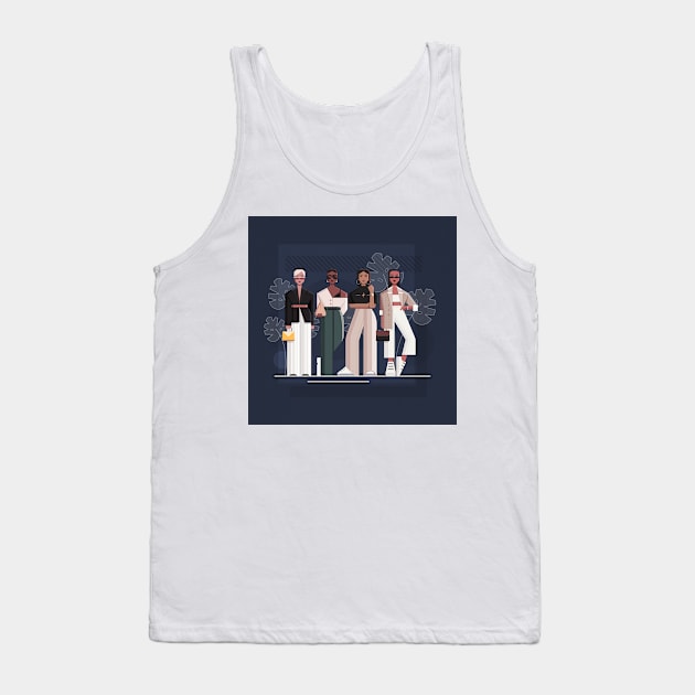 Street Style Tank Top by lanaxxart